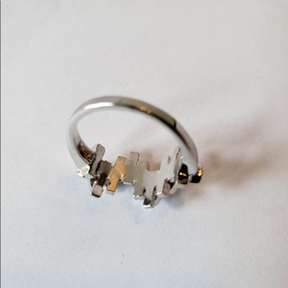 American made silver women's ring size 9 - Picture 5 of 5